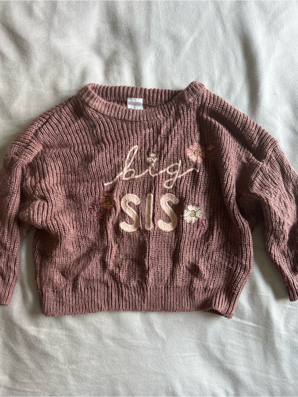 Baby girl embroidery sweater